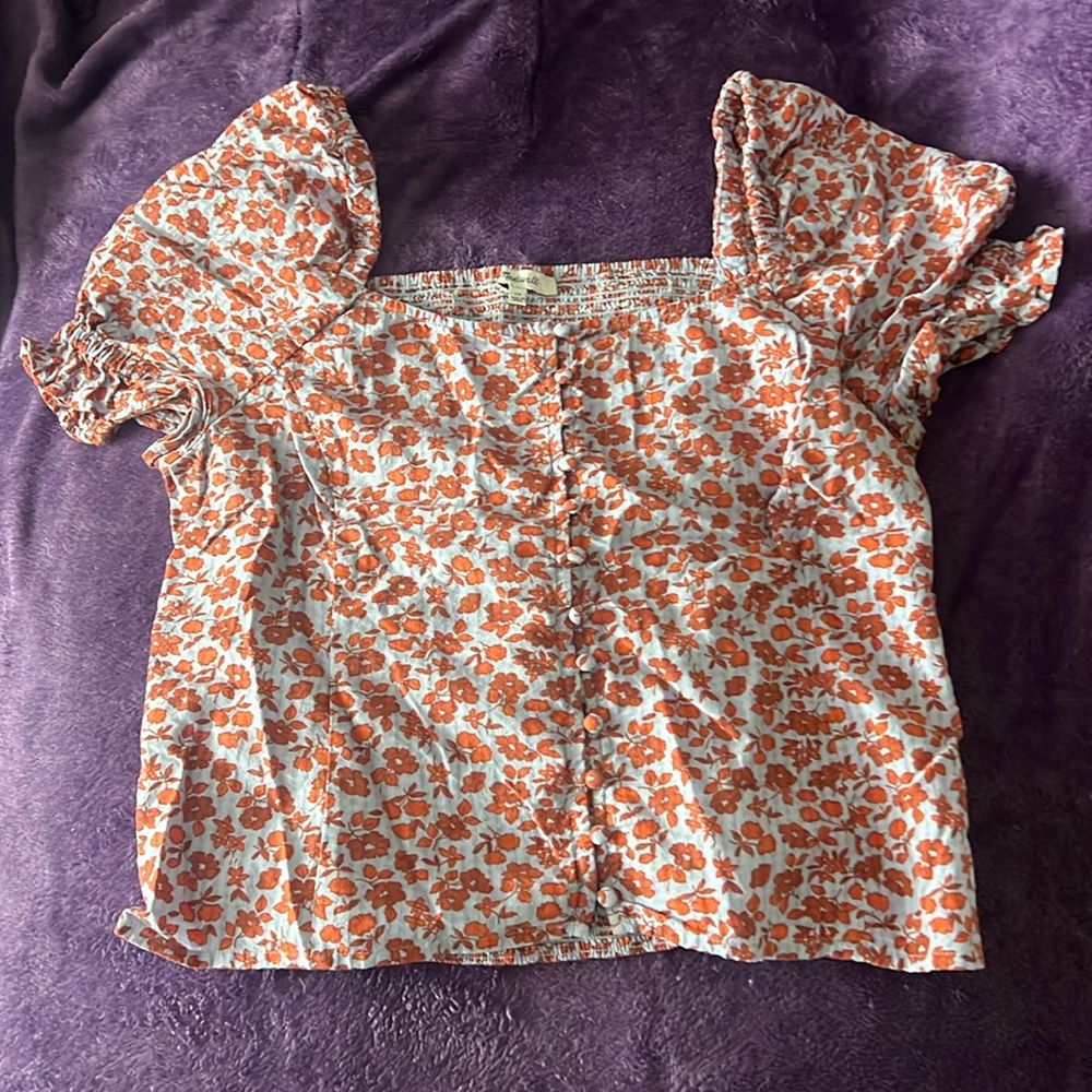 Madewell Brand Summer Too Women’s Large Button Down